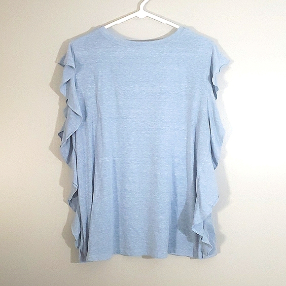 Lane Bryant flutter sleeve top, 14/16 - Picture 5 of 5